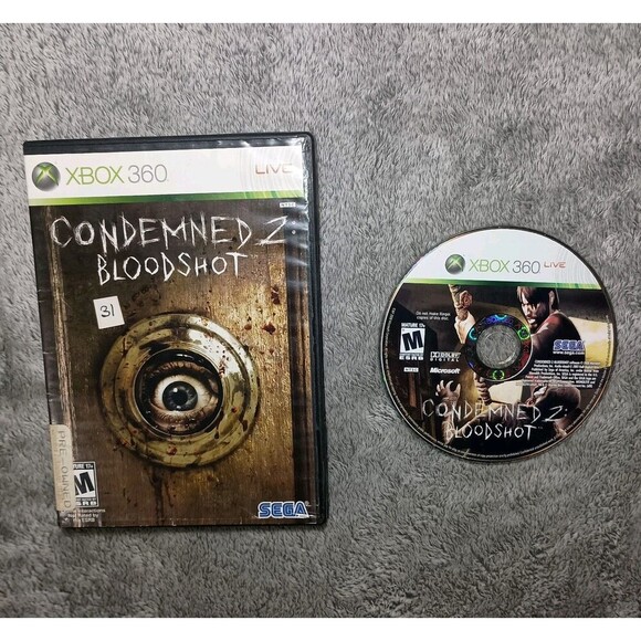 Condemned 2: Bloodshot Microsoft Xbox 360 2008 Tested & Working Works No Manual - Picture 1 of 16